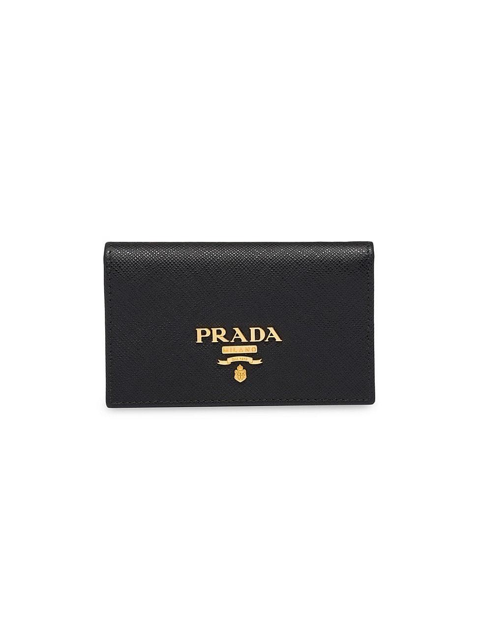 Womens Saffiano Leather Card Holder Product Image