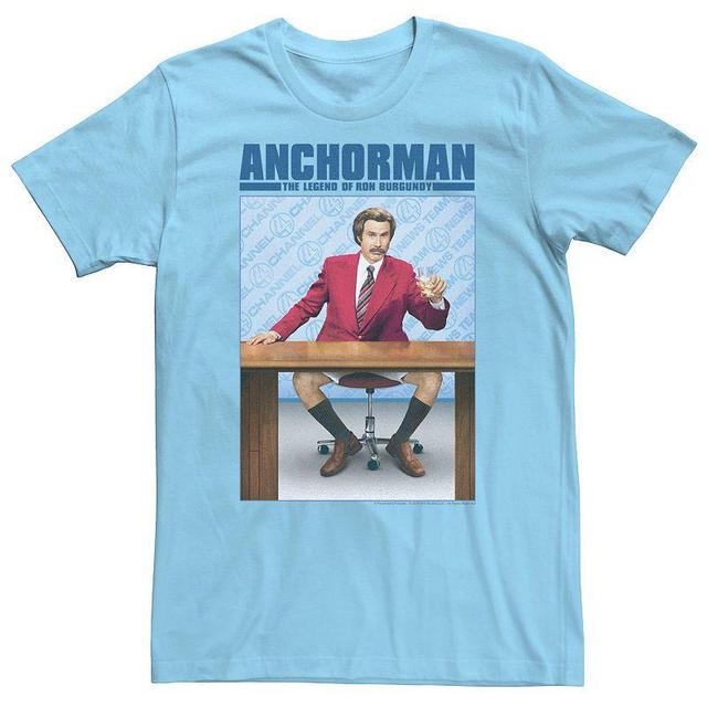 Mens Anchorman Ron Burgundy Poster Tee Product Image