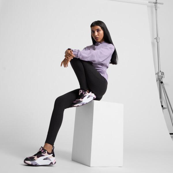 PUMA Trinity Women's Sneakers in Midnight Plum/White/Black Product Image