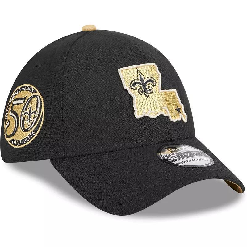 Mens New Era New Orleans Saints Pop 39THIRTY Flex Hat Product Image