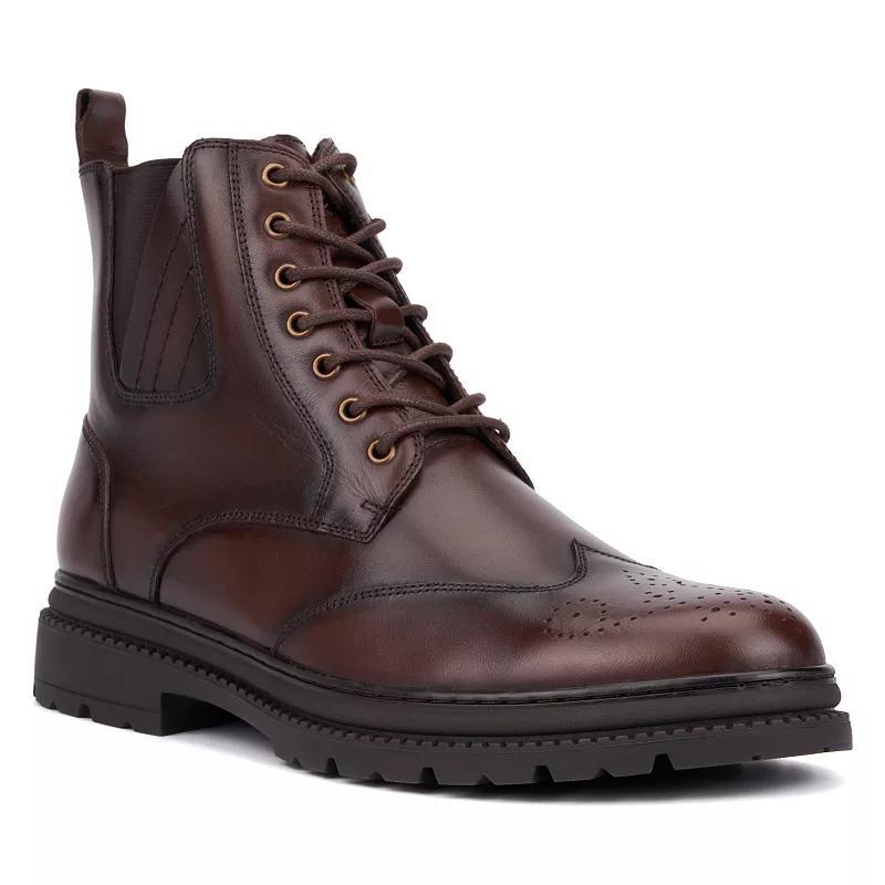 Reserved Footwear New York Mens Devon Ankle Boots Red Product Image