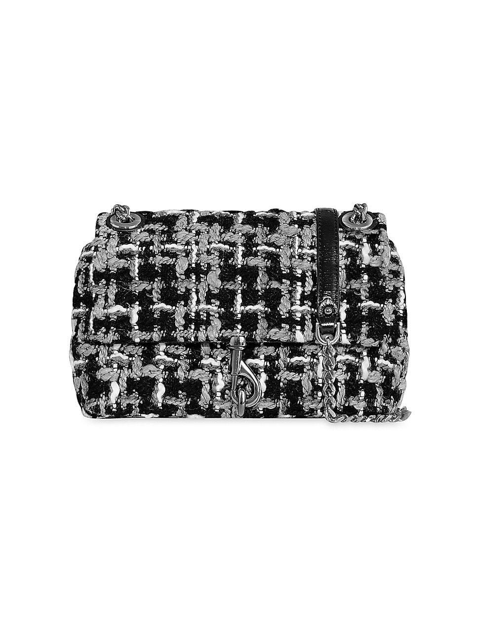 Womens Edie Tweed Crossbody Bag Product Image