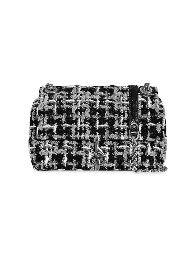 Womens Edie Tweed Crossbody Bag Product Image