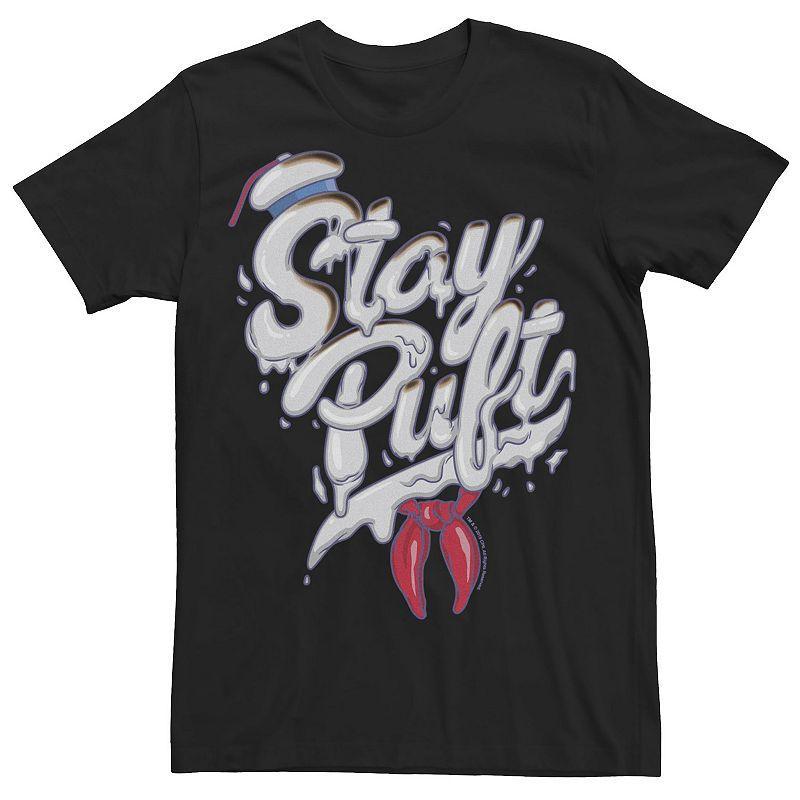 Mens Ghostbusters Stay Puft Marshmallow Font Tee Product Image