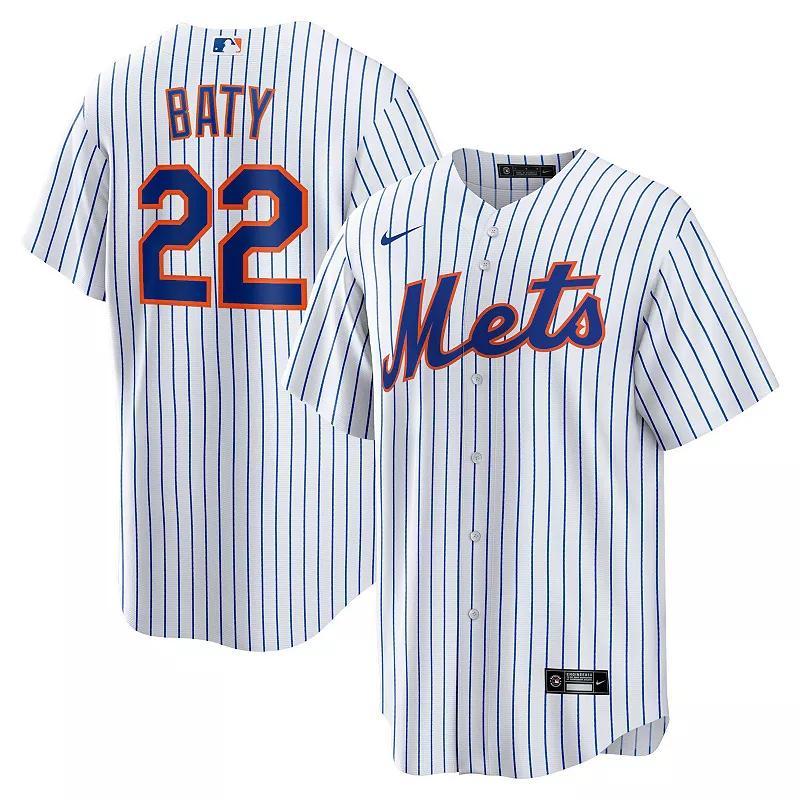 Mens Nike Brett Baty New York Mets Replica Player Jersey Product Image