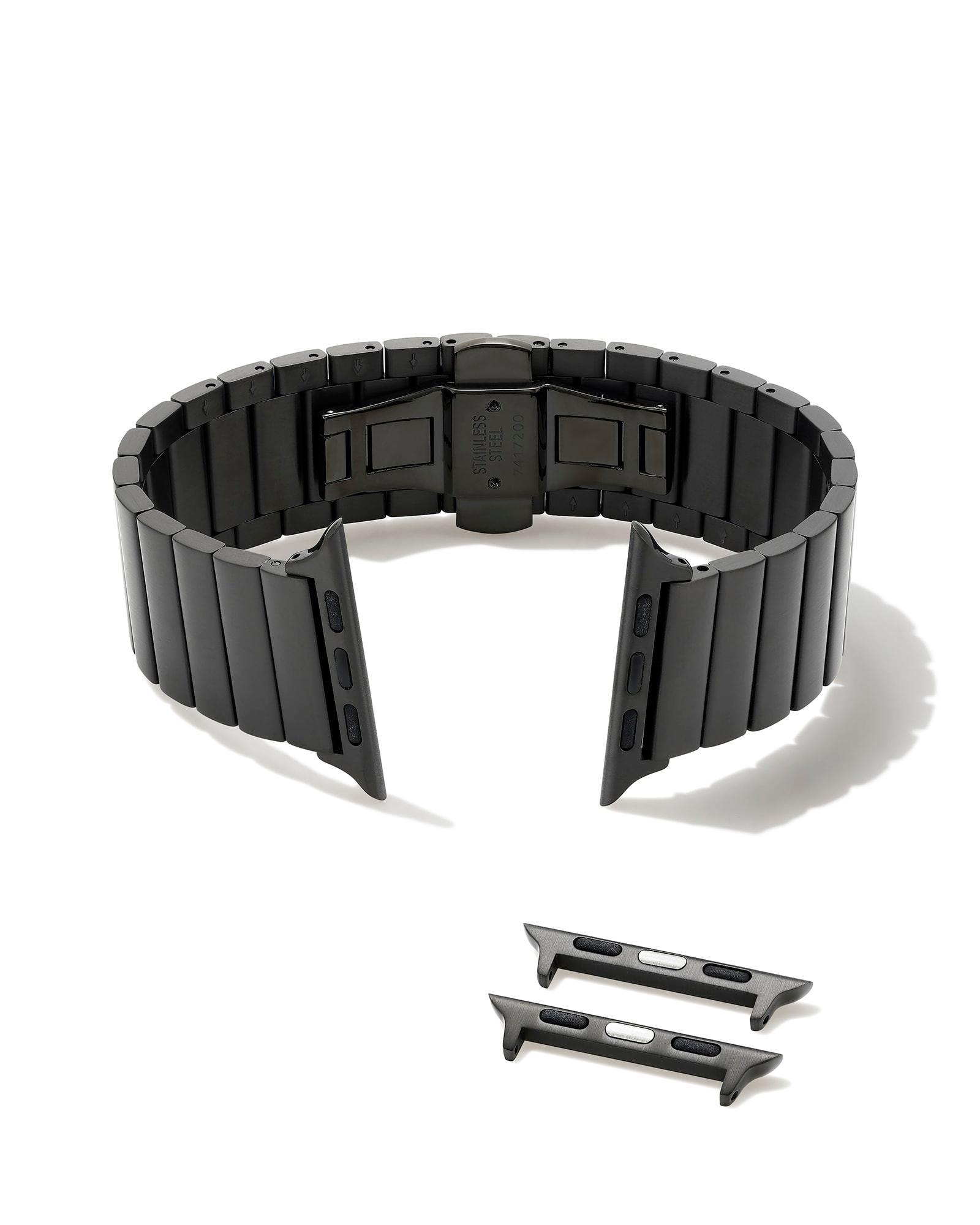 Hudson Watch Band in Black Stainless Steel Product Image