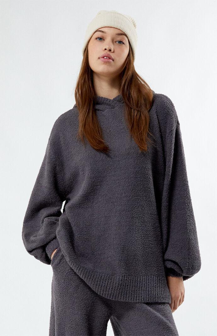 WEWOREWHAT Women's Knit Oversized Hoodie Product Image