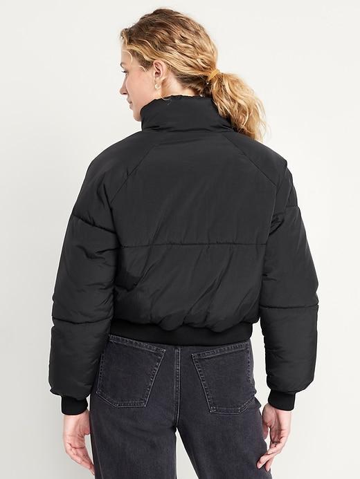 Oversized Crop Puffer Jacket Product Image