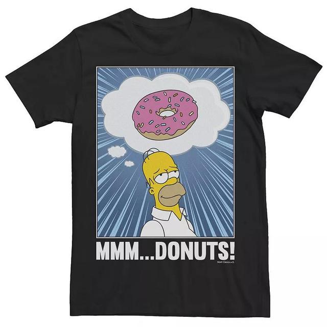 Mens The Simpsons Homer Mmm...Donuts! Tee Product Image