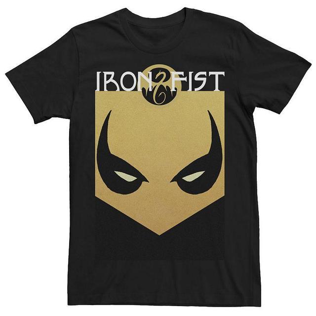 Mens Marvel Iron Fist Graphic Tee Black Product Image