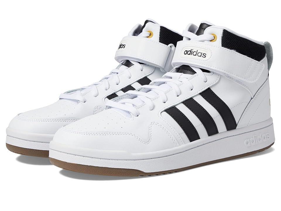 adidas Originals Postmove Mid (White/Black/Gold Metallic) Men's Shoes Product Image