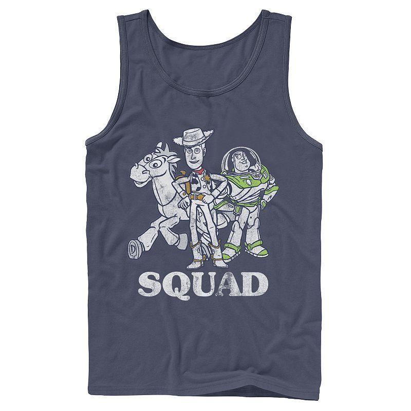 Mens Disney / Pixar Toy Story Squad Trio Portrait Tank Top Blue Product Image