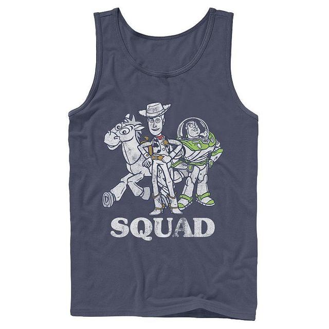 Disney / Pixars Toy Story Mens Squad Trio Portrait Tank Top Blue Product Image