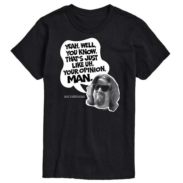 Big & Tall The Big Lebowski Your Opinion Man, Mens Product Image