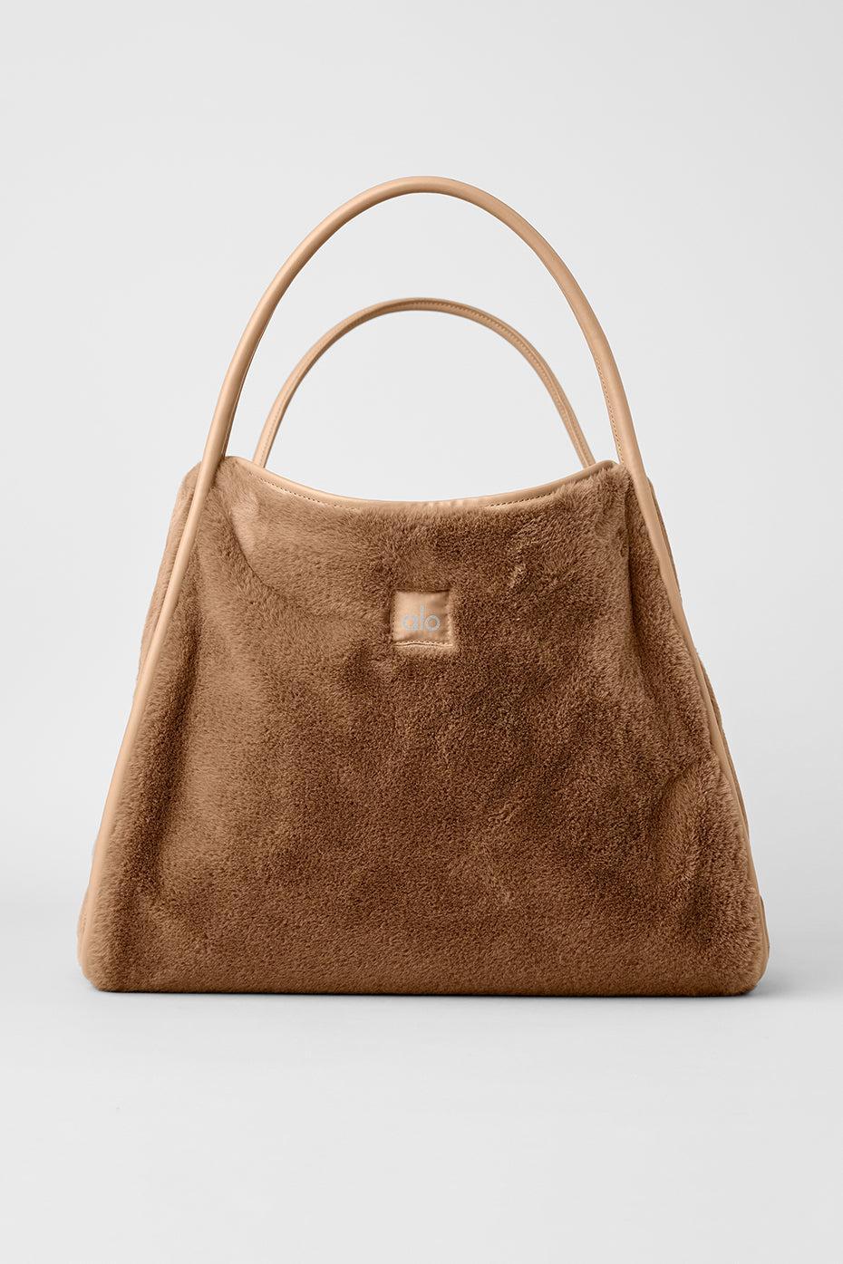 Faux Fur Tote Bag - Toasted Almond Female Product Image