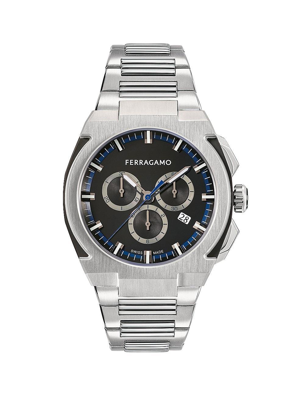 FERRAGAMO Supreme Chronograph Bracelet Watch, 43mm Product Image