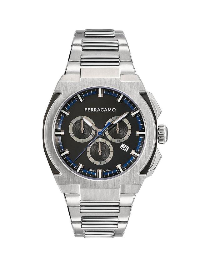 FERRAGAMO Supreme Chronograph Bracelet Watch, 43mm Product Image