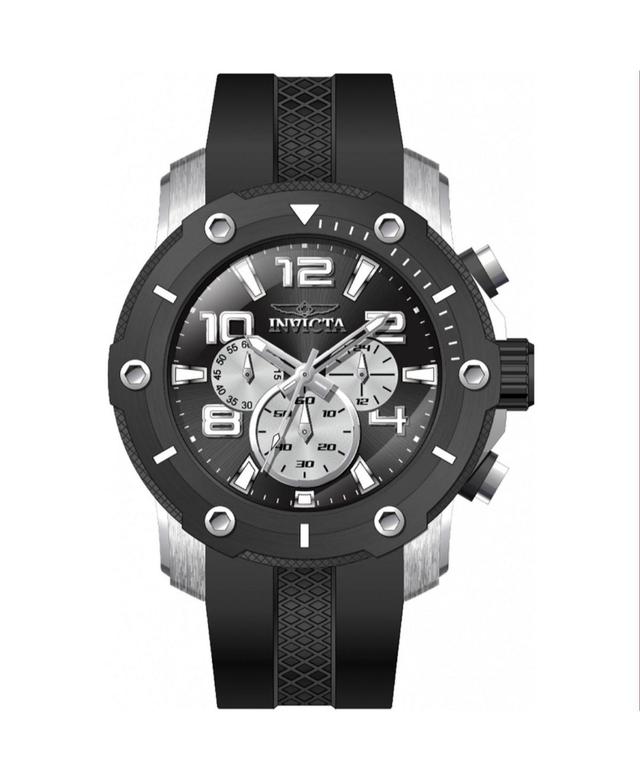 Invicta Mens 45739 Pro Diver Quartz Chronograph Black Dial Watch - Black Product Image