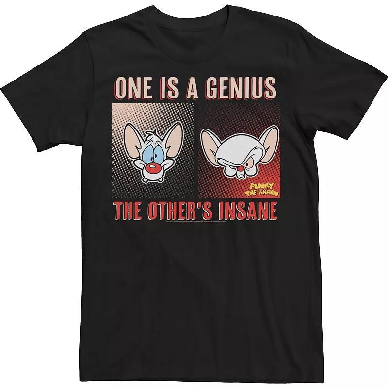 Mens Pinky And The Brain One Is A Genius The Others Insane Tee Product Image