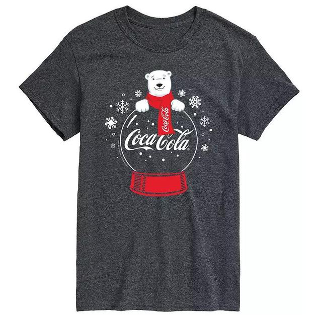 Big & Tall Coca-Cola Polar Bear Snowglobe Graphic Tee, Mens Product Image