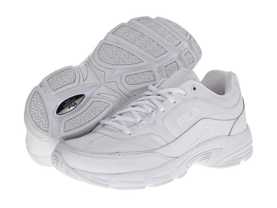 Fila Memory Workshift White/White) Men's Shoes Product Image