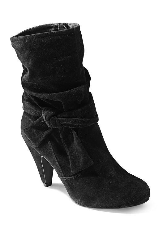 Knotted Slouchy Boots Product Image