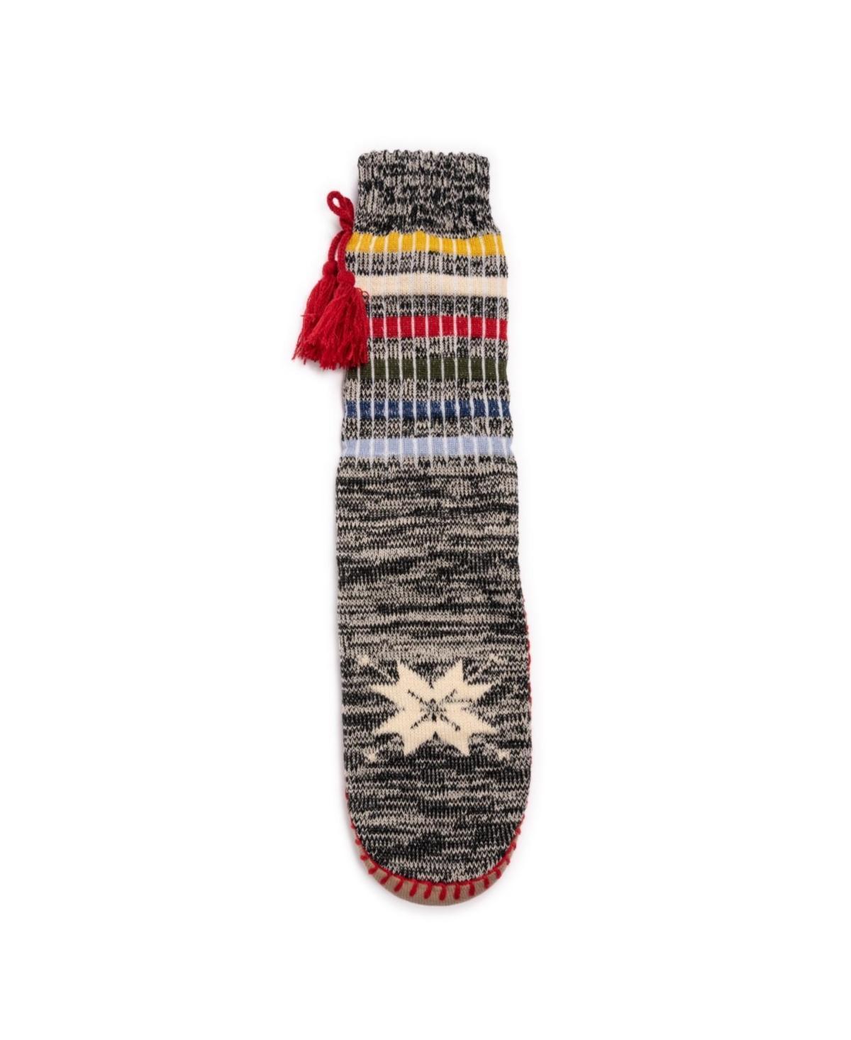 Muk Luks Womens 50th Anniversary Slipper Socks - Ebony Product Image