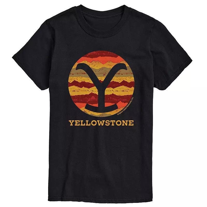 Mens Yellowstone Patterned Y Tee White Product Image