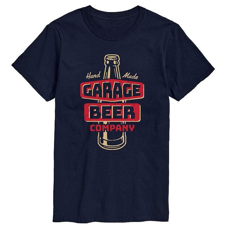 Mens Garage Beer Co Tee Blue Product Image