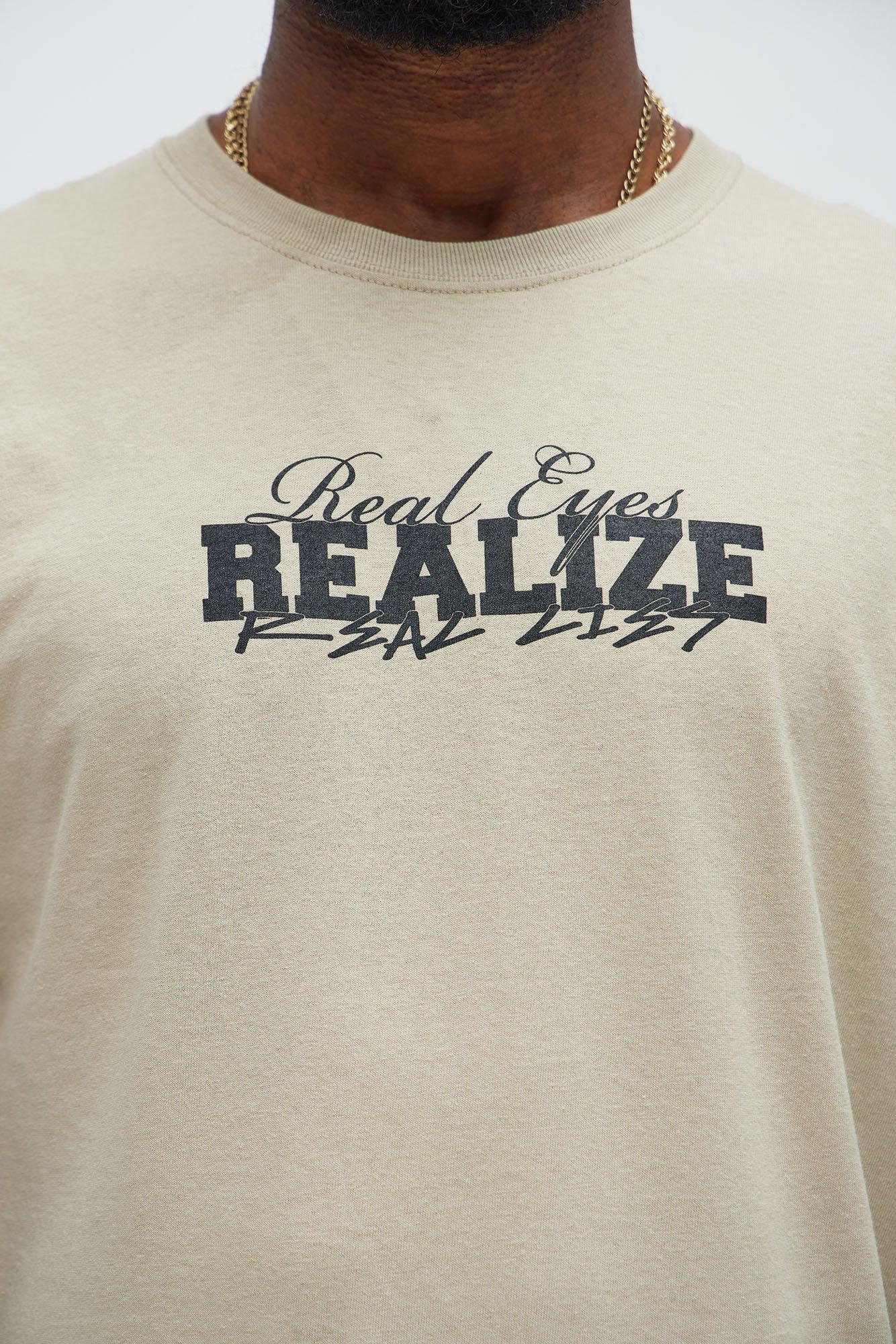 Realize Real Eyes Short Sleeve Tee - Sand Product Image