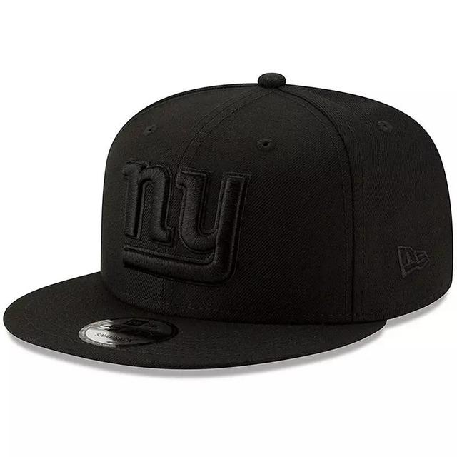 Mens New Era Black New York Giants Black 9FIFTY Adjustable Hat Product Image