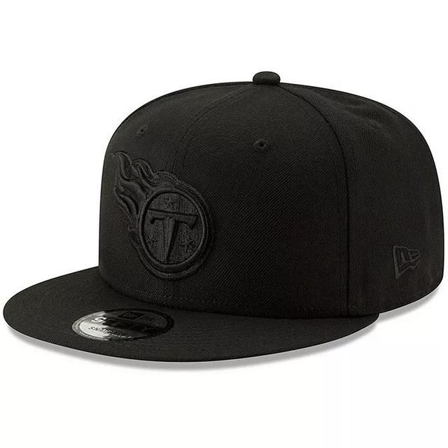 Mens New Era Black Tennessee Titans Black 9FIFTY Adjustable Hat Product Image