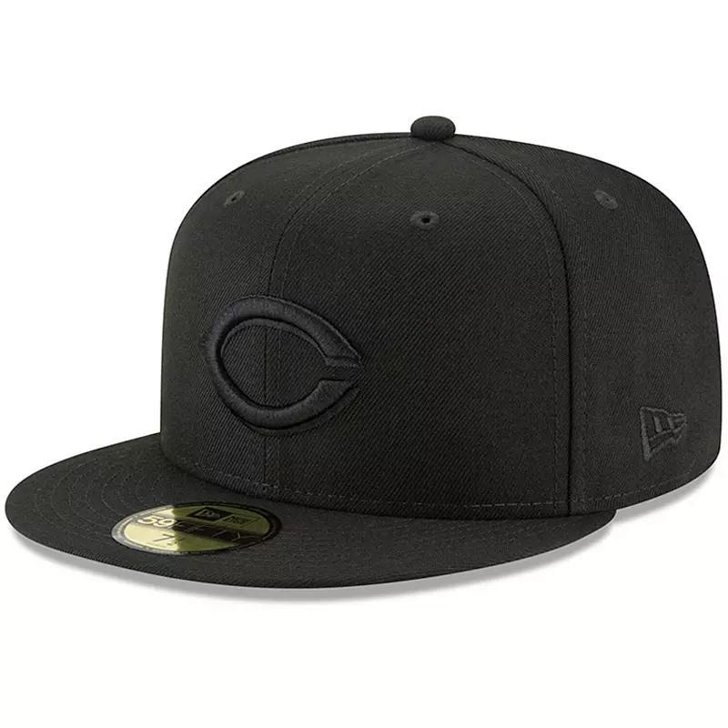 Mens New Era Black Cincinnati Reds Primary Logo Basic 59FIFTY Fitted Hat Product Image