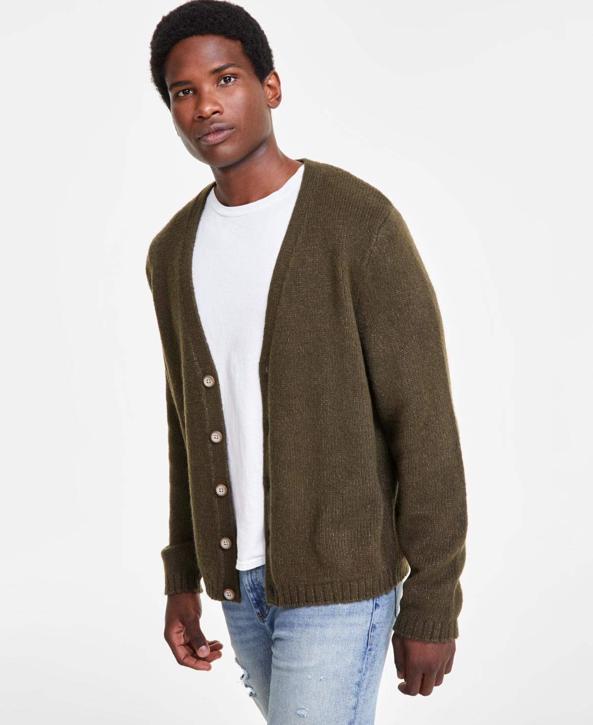 Sun + Stone Mens Cozy Long-Sleeve Cardigan, Created for Macys Product Image