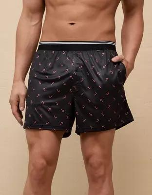 AEO Men's Mini Candy Canes Ultra Soft Pocket Boxer Short Product Image