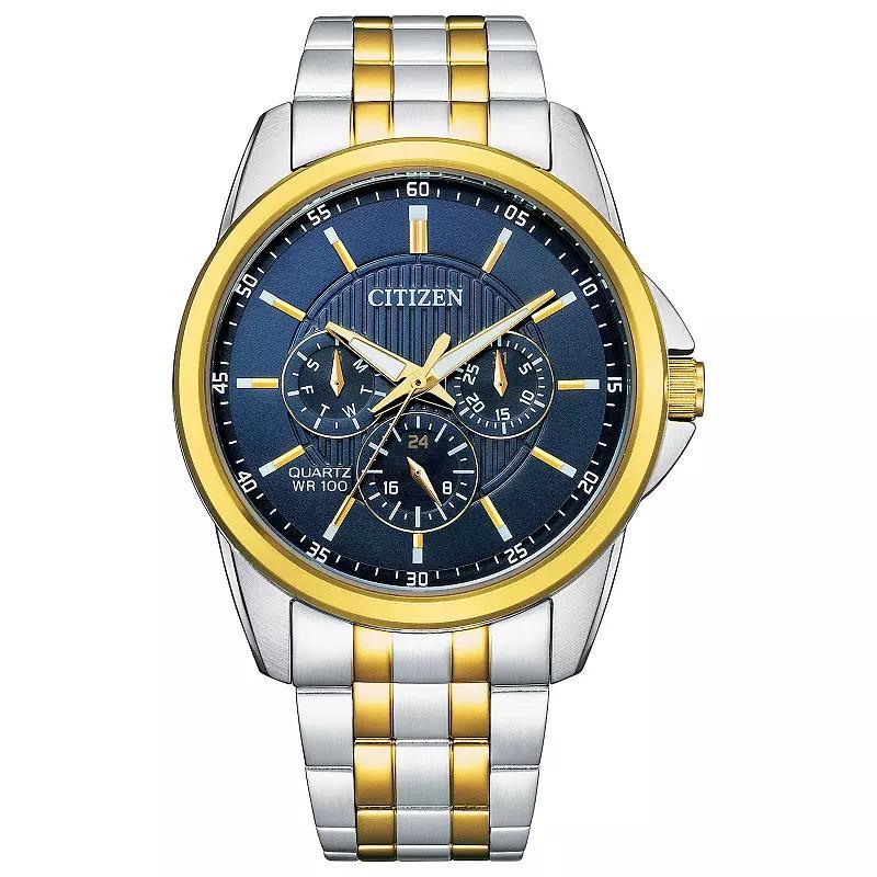 Citizen Mens Two-Tone Stainless Steel Bracelet Chronograph Watch - AG8348-56L Two Tone Product Image