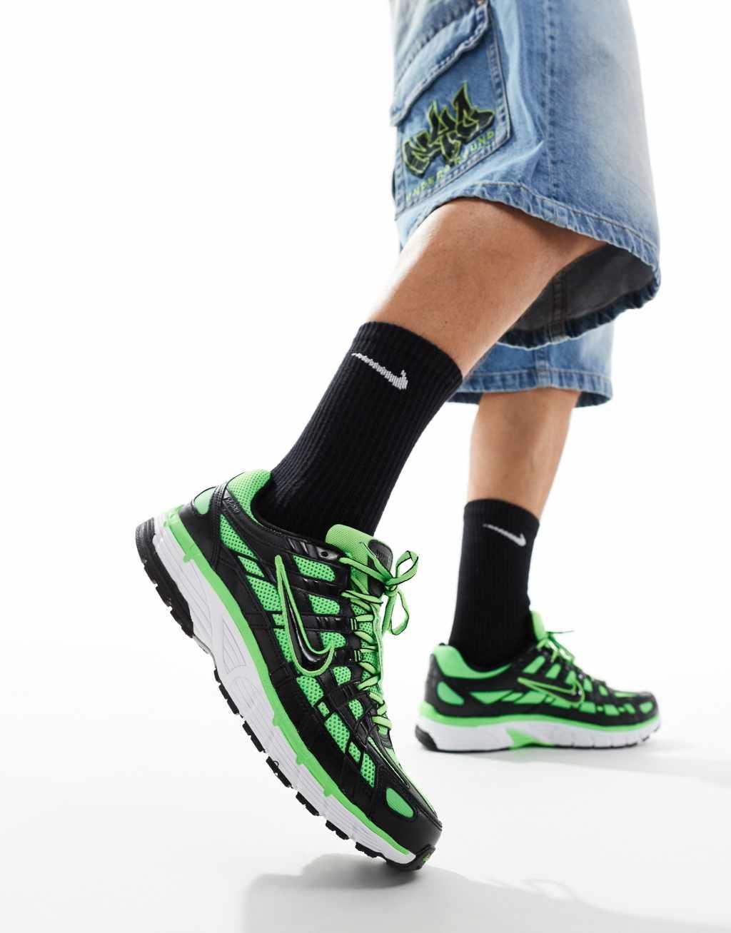 Nike P-6000 sneakers in volt and black Product Image