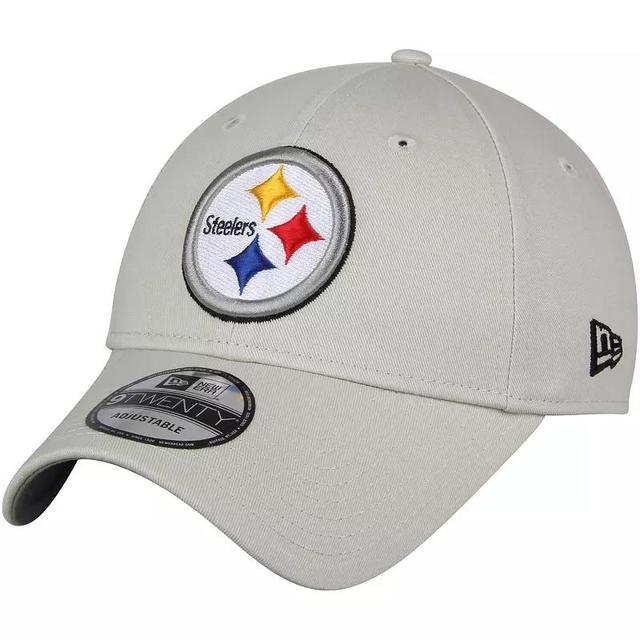 Mens New Era Khaki Pittsburgh Steelers Playmaker 9TWENTY Adjustable Hat Product Image