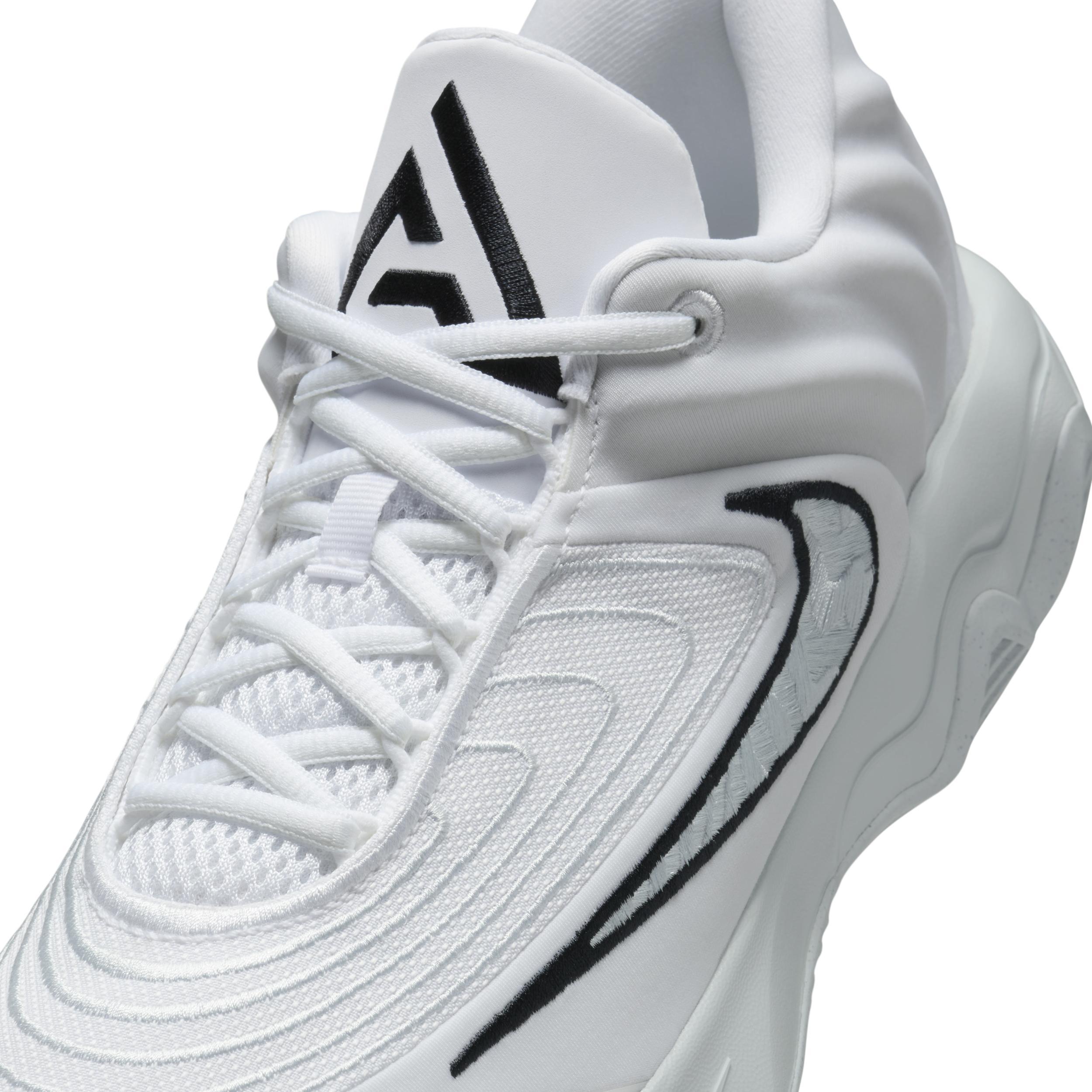 Nike Giannis Immorality 4 Mens Basketball Shoes White Black White Product Image