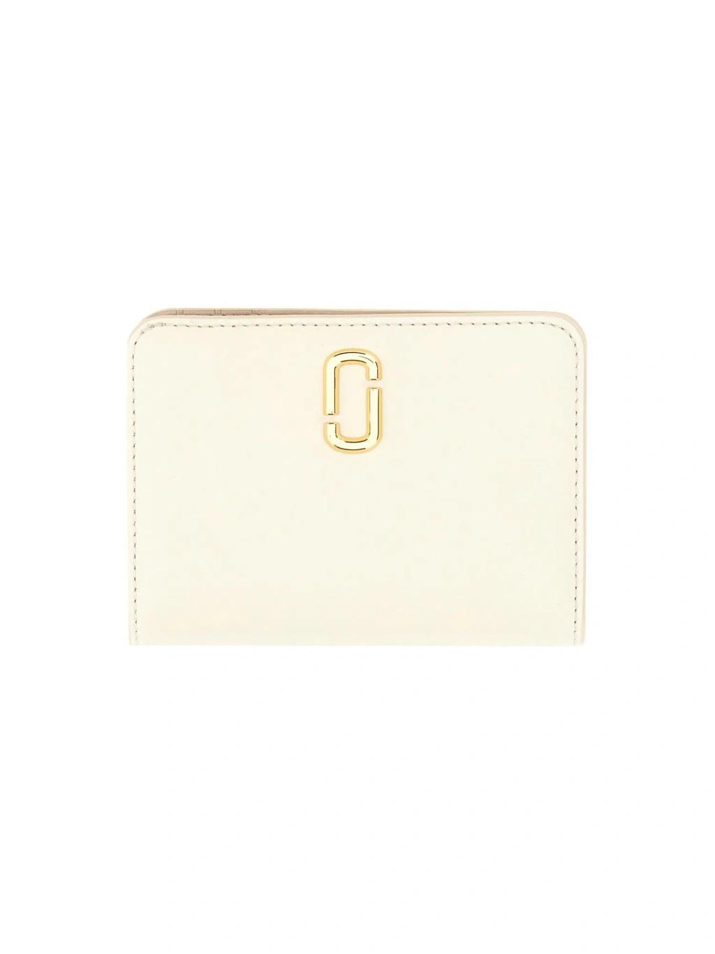 Compact Wallet "the J Marc" Mini In Ivory Product Image