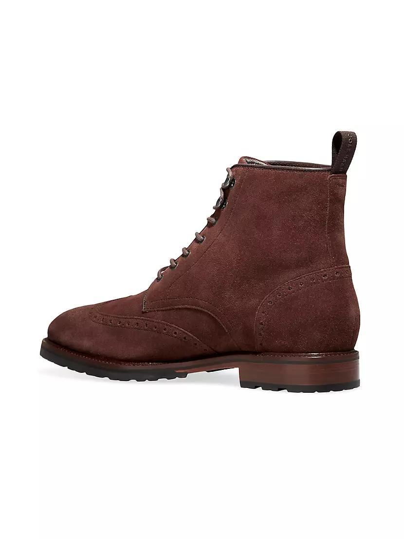 Berkshire Suede Wingtip Boots Product Image