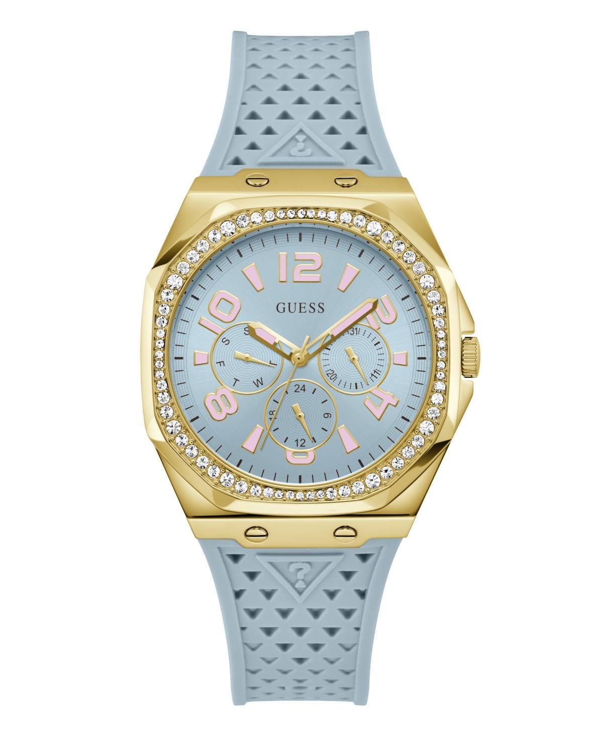 Guess Womens Analog Blue Silicone Watch 39mm - Blue Product Image