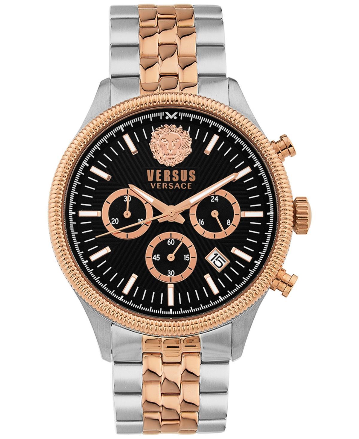 Versus Versace Mens Chronograph Colonne Ion Plated Stainless Steel Bracelet Watch 44mm Product Image