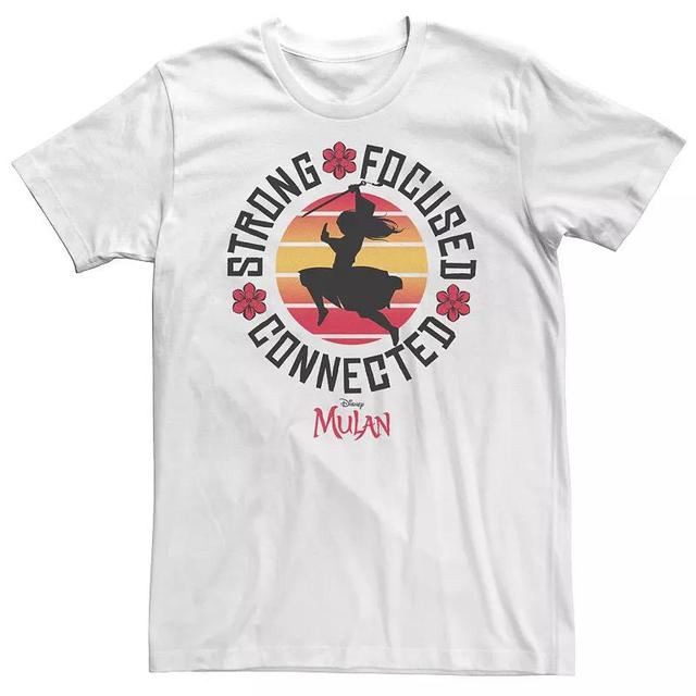 Big & Tall Disney Mulan Live Action Strong Focused Connected Silhouette Tee, Mens Product Image