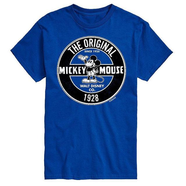 Big & Tall Disney Mickey Mouse OG Tee, Mens Med Blue Product Image