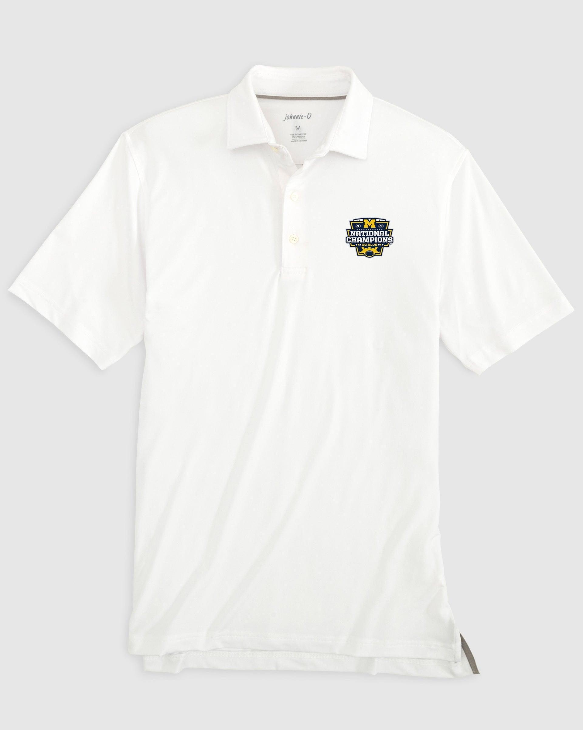 Michigan Birdie Jersey Performance Polo - 2023 CFP Champions Logo Product Image