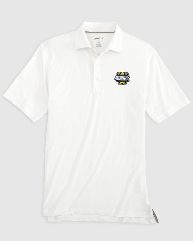 Michigan Birdie Jersey Performance Polo - 2023 CFP Champions Logo Product Image