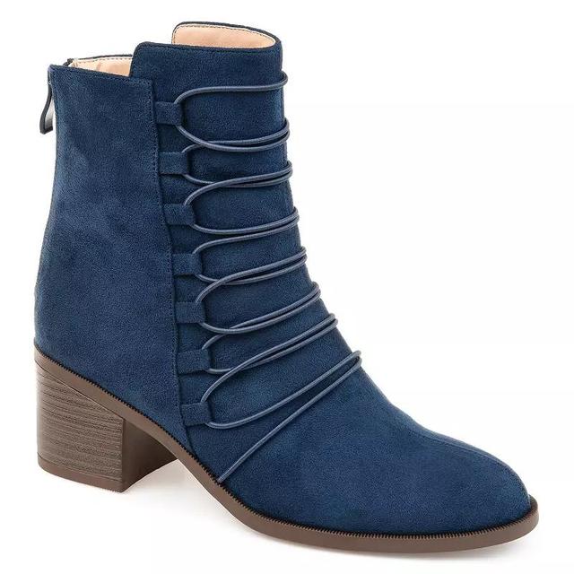 Journee Collection Cyan Womens Faux-Suede Boots Product Image