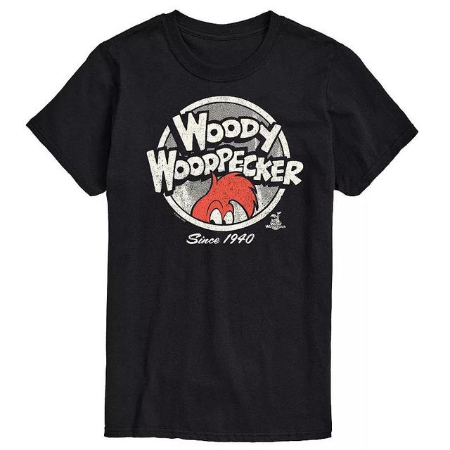 Big & Tall Woody Woodpecker Vintage Logo Graphic Tee, Mens Product Image