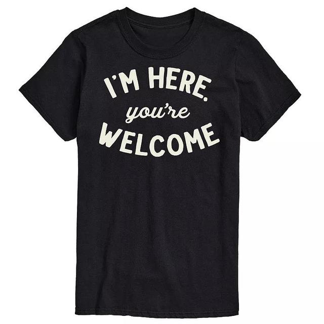 Mens Im Here Youre Welcome Tee Product Image